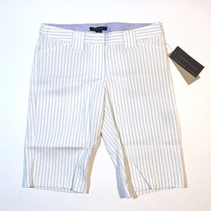 KENNETH COLE Seersucker Striped Bermuda Shorts 2